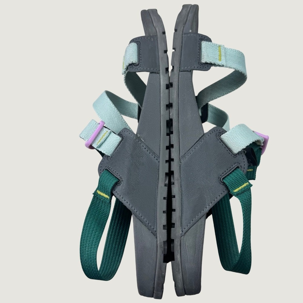 Chaco Lowdown Strappy Sandals Womens 9 Mint Teal Pink Buckle Hiking Gorpcore - Picture 6 of 12